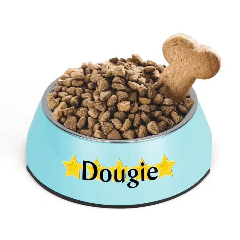 Iconic Pet Stainless Steel Bowl for Personalized Pet Meals